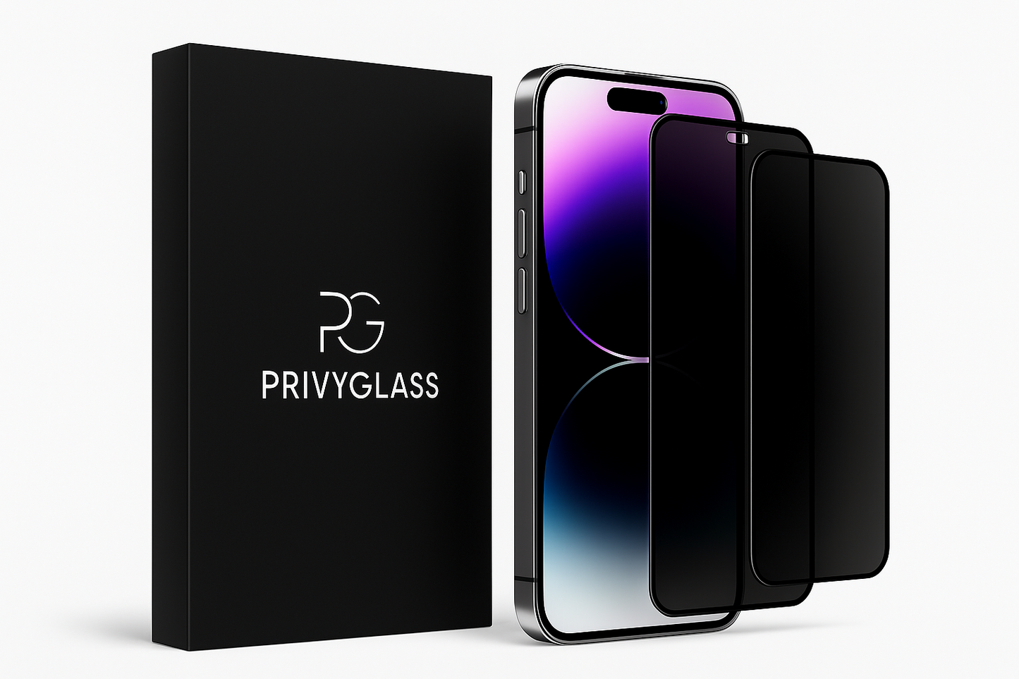Privyglass™ – Protection d’Écran Anti-Espion pour iPhone 6 à 16 (Pro/Max/Mini/SE)