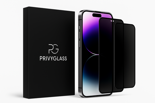 Privyglass™ – Protection d’Écran Anti-Espion pour iPhone 6 à 16 (Pro/Max/Mini/SE)